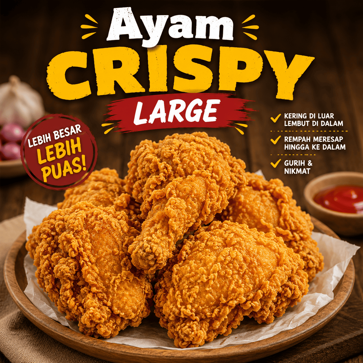 Ayam Crispy Large